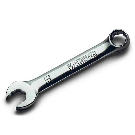 9 Mm WaveDrive Pro Stubby Combination Wrench For Regular And Rounded Bolts